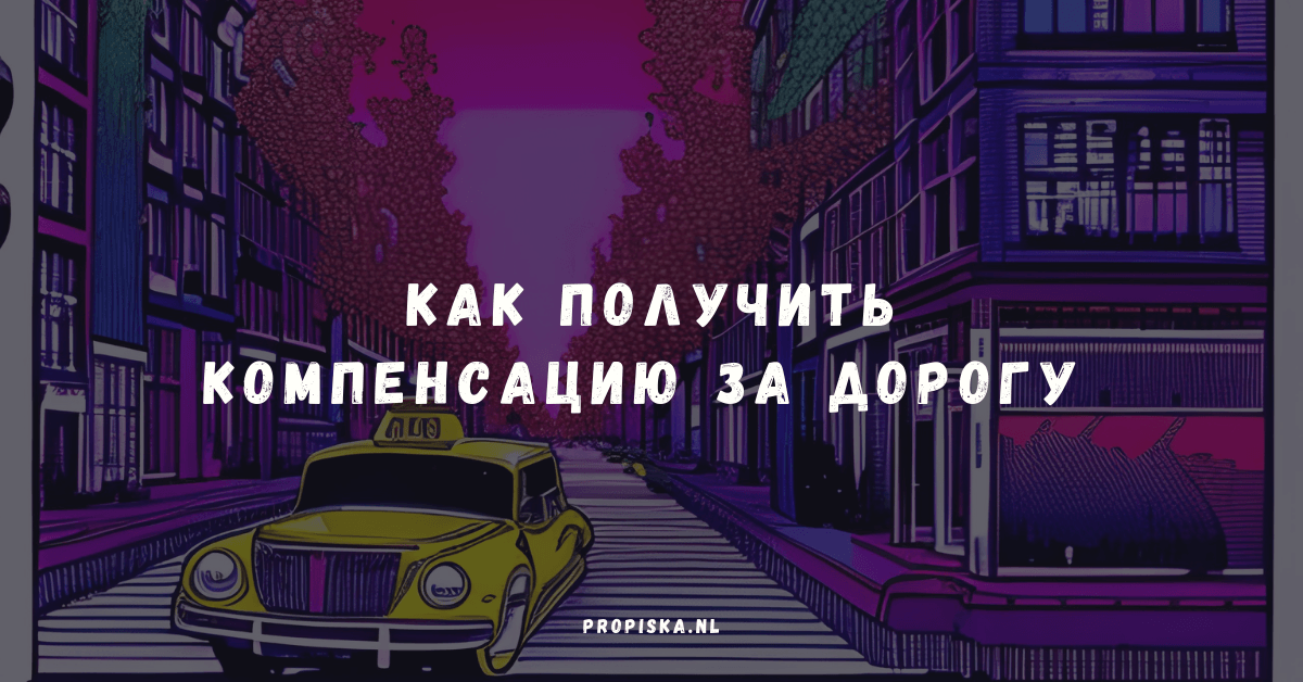 Как получить компенсацию за дорогу до 500 €/мес в Нидерландах
